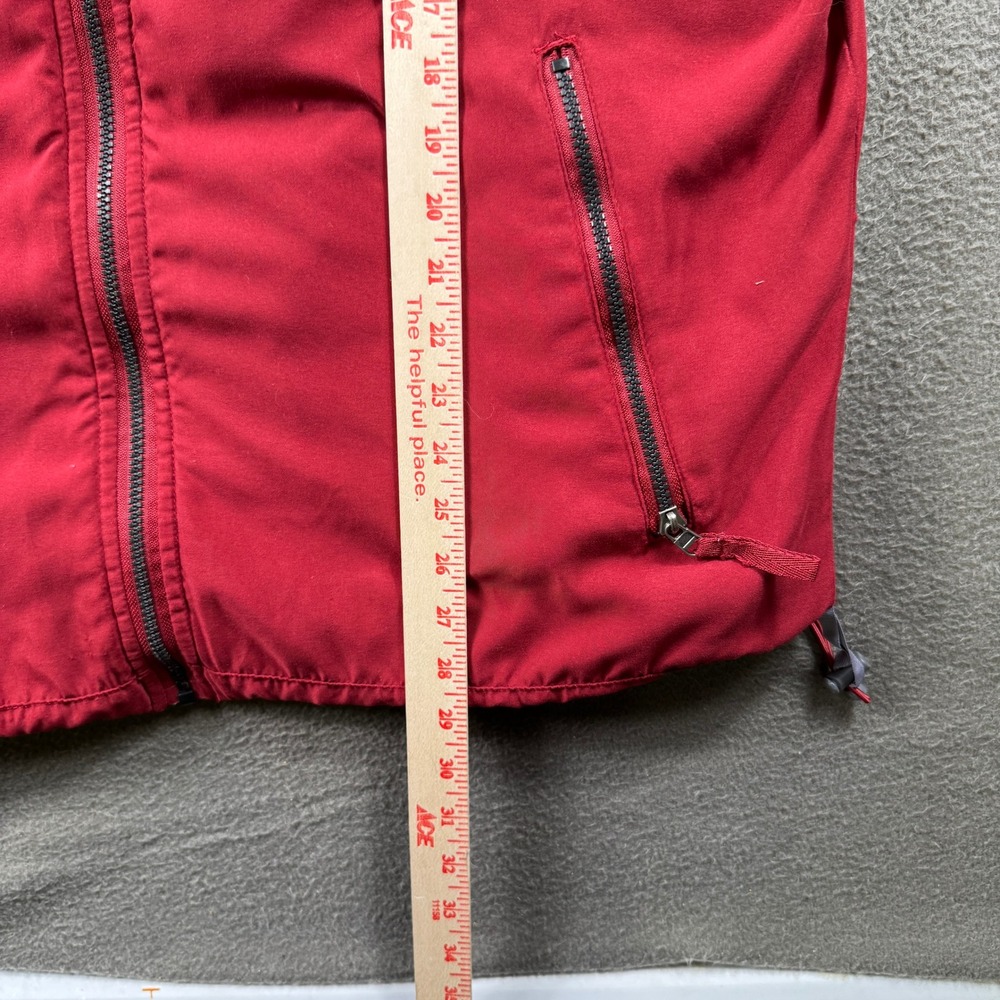 US Expedition Vest Mens XL Red Gray Reversible Fleece Lined Gorpcore Utility - Picture 6 of 8